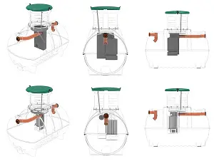 Септик Rostok Ground 6 с горловиной 600 мм 4